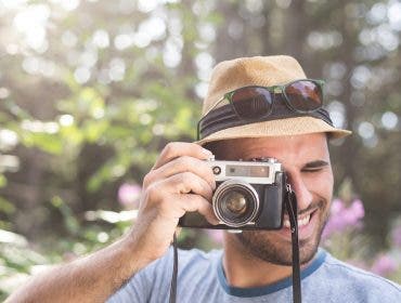 vintage camera photographer
