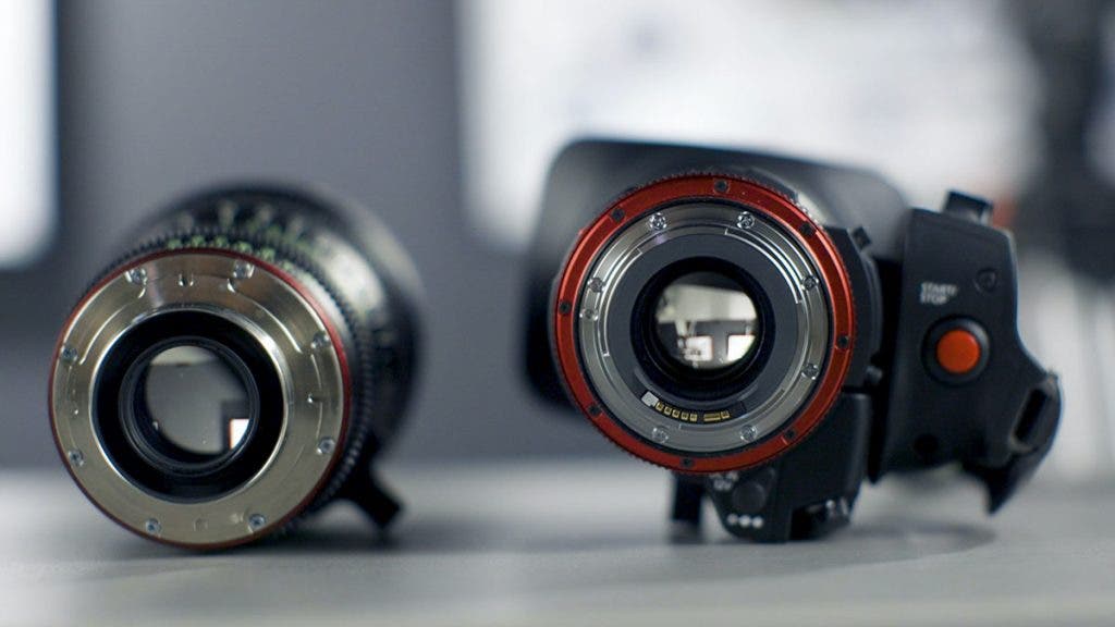 camera mount and lens