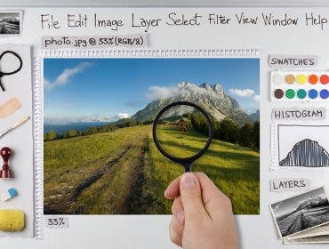 photo editing software concept