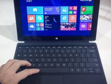 microsoft surface pro hand