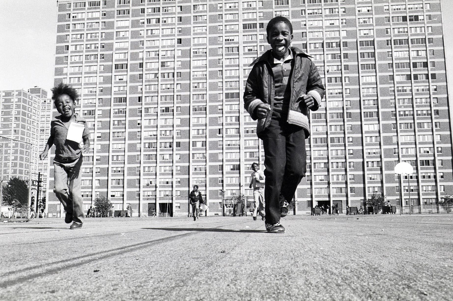 Joy returns to the children of Cabrini-Green, Chicago public housing © Photography from personal collection of John H. White, Pulitzer Prize Photographer