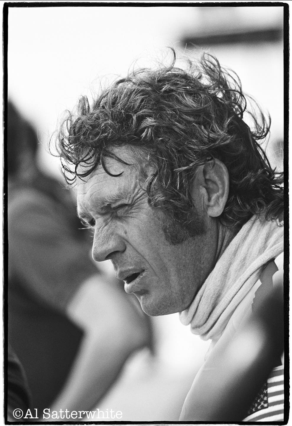 Sebring 12-Hour race • March 21, 1970 • Porsche 908/01 #48 F8 3-liter P3.0 • finished 2nd (1st in P3.0), co-driver Peter Revson • Neile McQueen called this the 'classic Steve McQueen image'