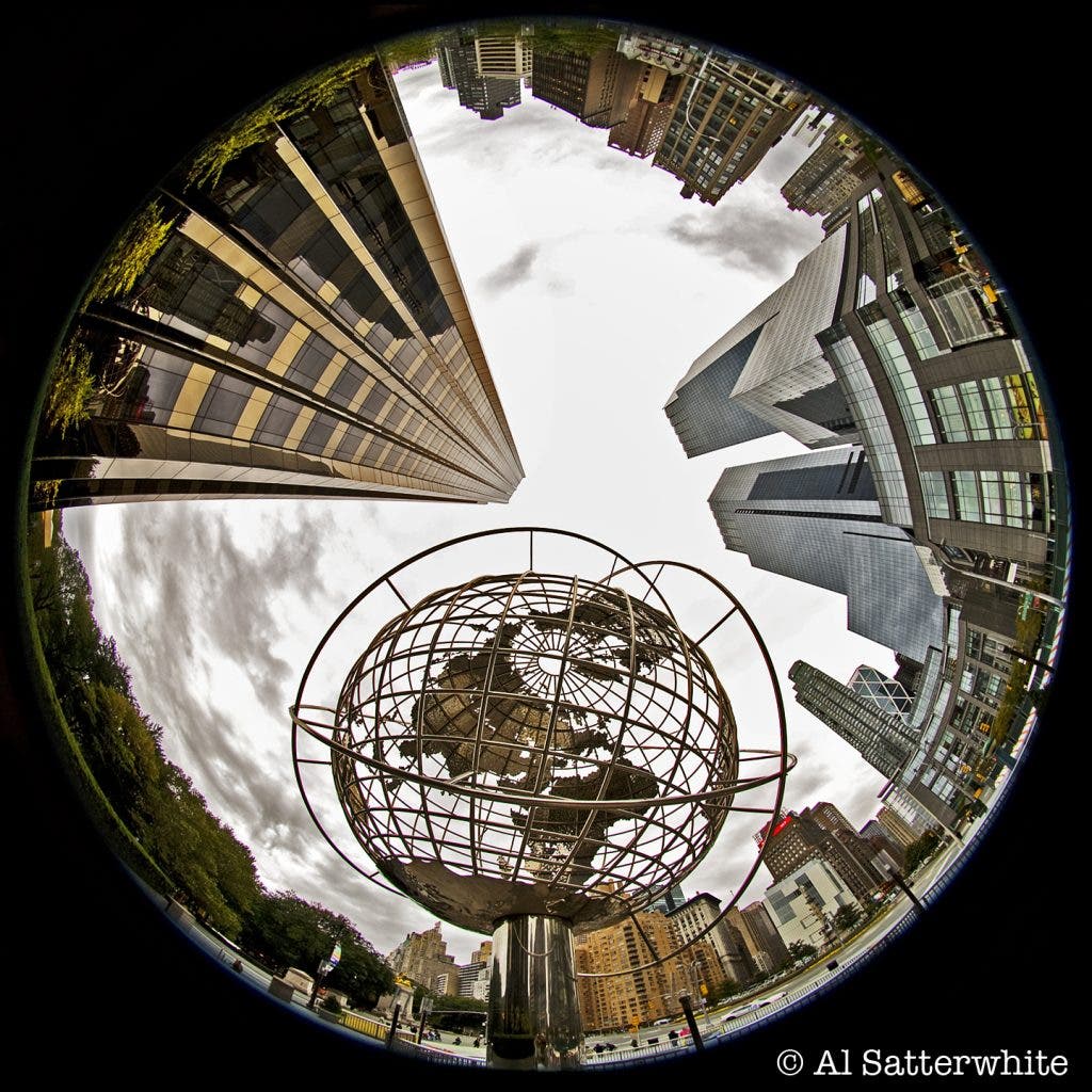New York City - Columbus Circle at Broadway & Central Park West