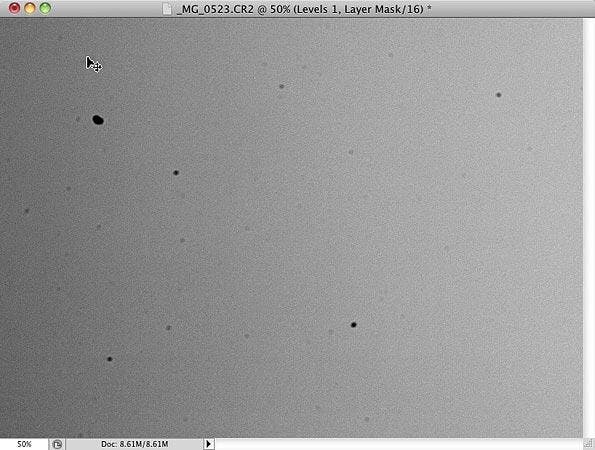sensor dust on photoshop