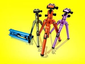 Showing off some color, MeFOTO’s new tripods stand out from the crowd.