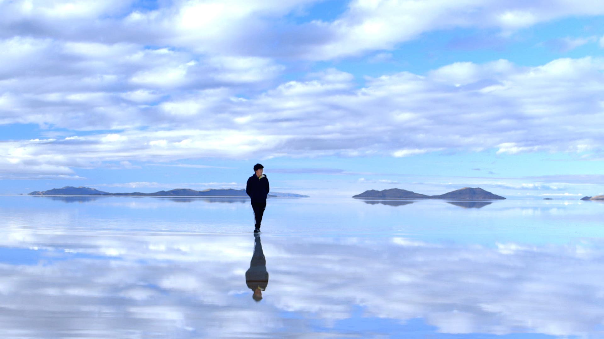 Moises Chambi Yucra on the Salar de Uyuni.
Courtesy of Cinereach. © Salero Film LLC. All rights reserved.