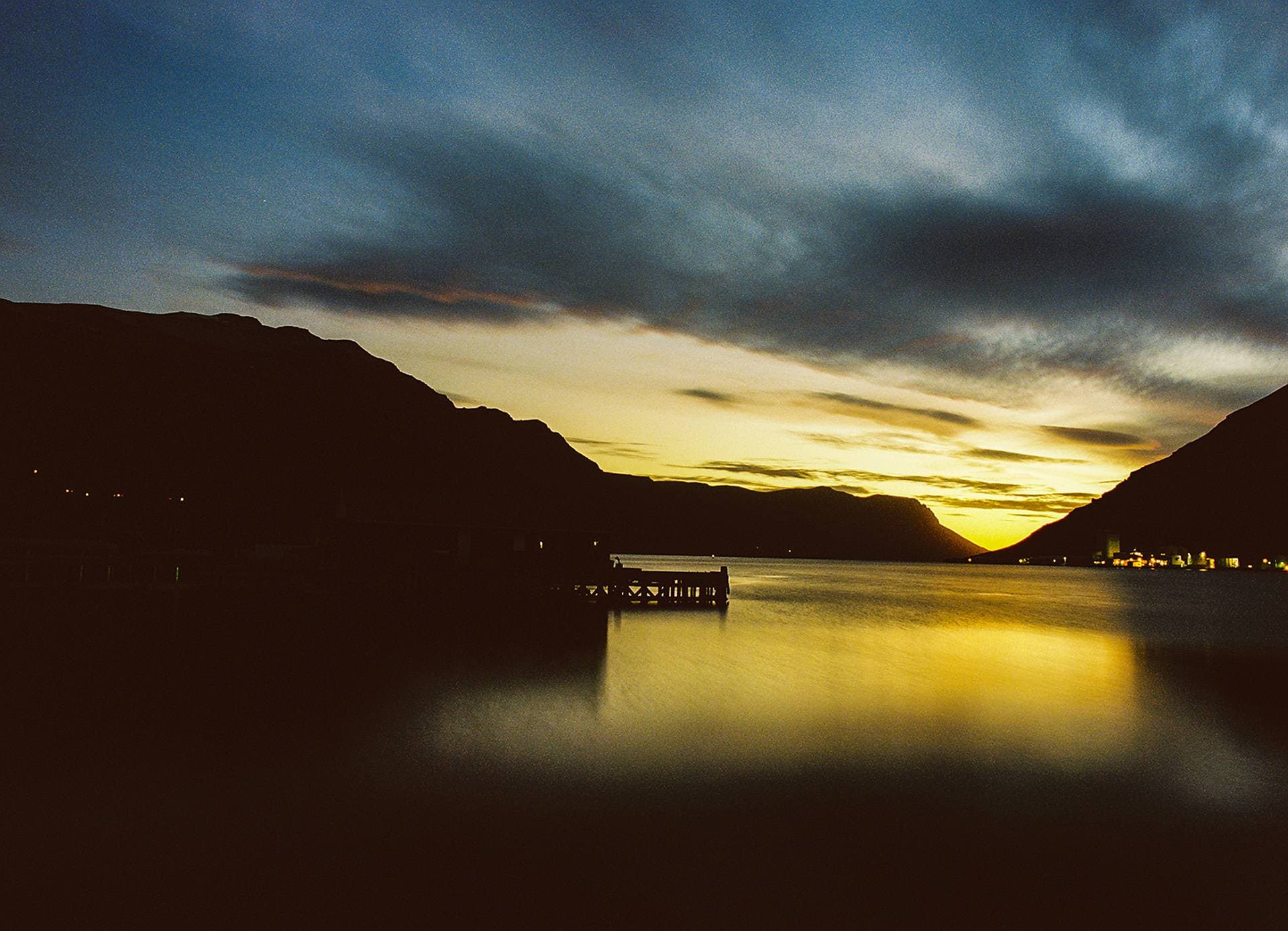 Sunrise, Seydisfjordur. hot on Pentax 645 with Kodak Ektar 100 Film. Photo by Jeff Marsala. @jeffmarsalaphotography