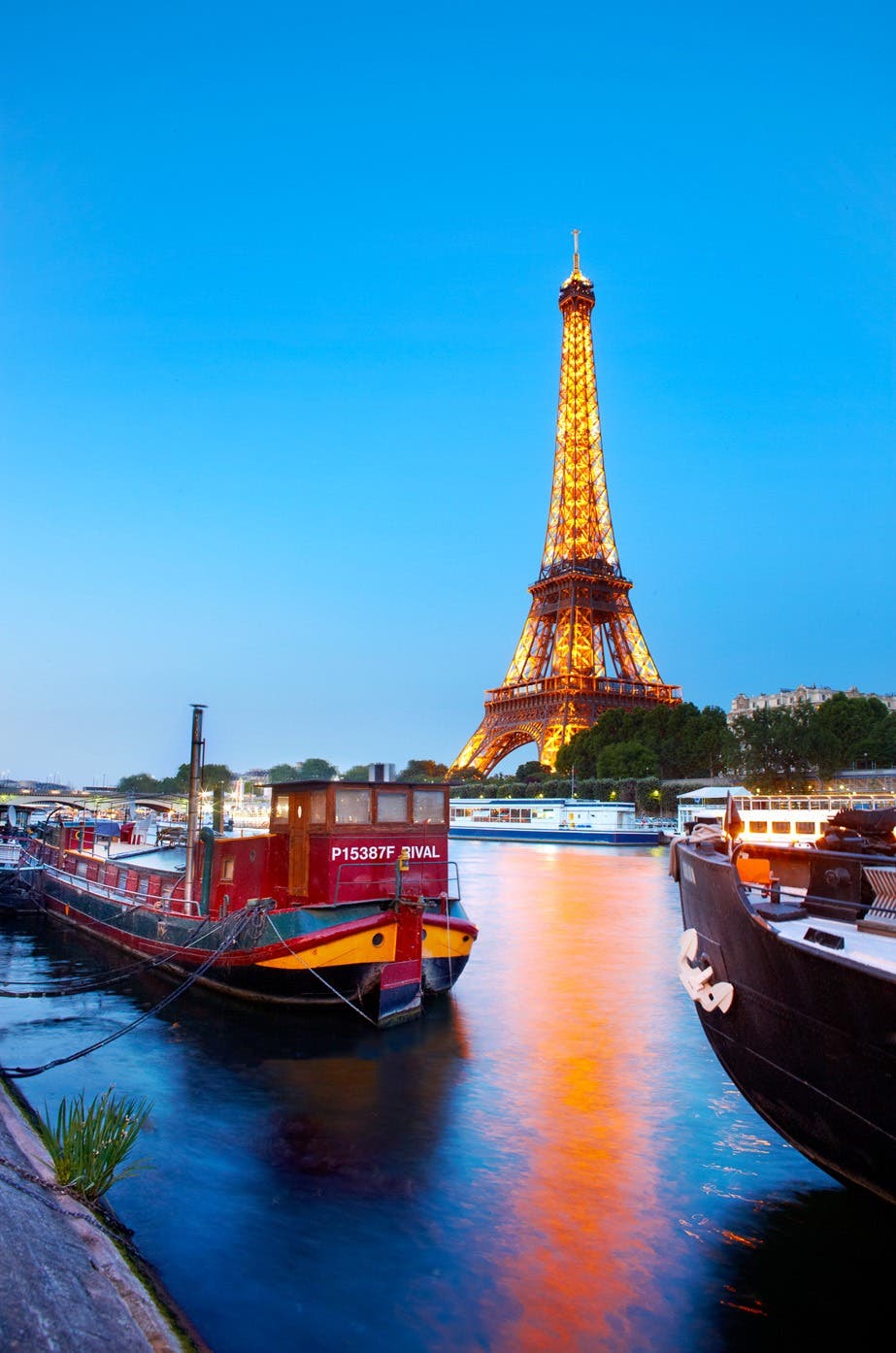 Eiffel Tower, Paris. No trip to France is complete without a glimpse of the Eiffel Tower, rising 324 metres over the surrounding city and 125 years old it is one of the world’s most recognisable man-made structures. For this image I was actually taking an evening walk before commencing my commercial shoot the following day. I had photographed the tower before but was looking for a more unique angle with some nice foreground elements. Et Voila! By climbing down a few rickety old steps to the water’s edge I was able to show the old boats sitting moored along the river Seine, with the tower rising brilliantly in the background.