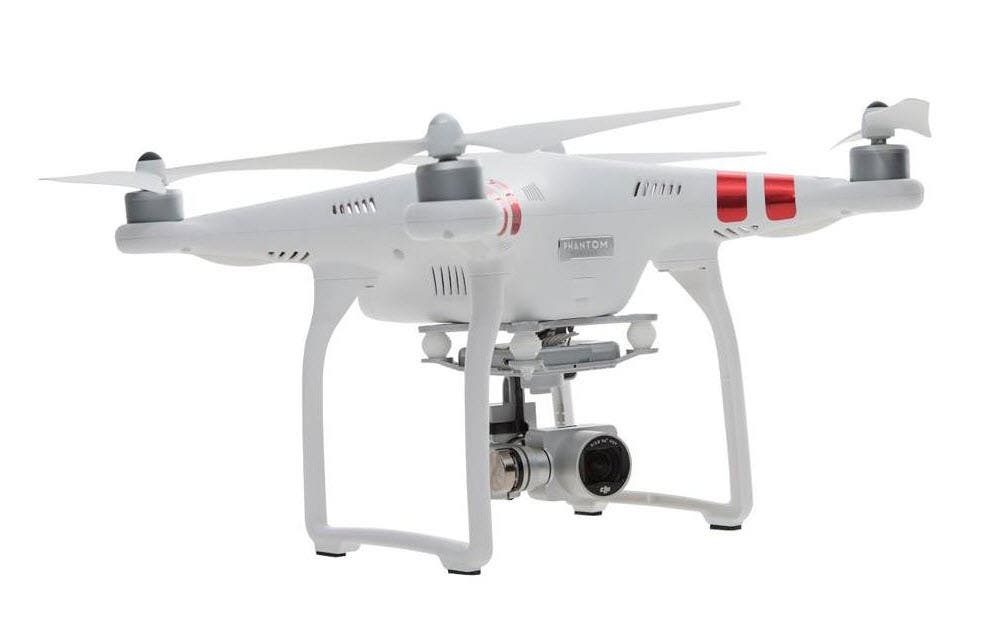 DJI Phantom 3 Standard Quadcopter Aircraft with 3-Axis Gimbal and 2.7k Camera, with Remote Controller, $399 at Adorama.