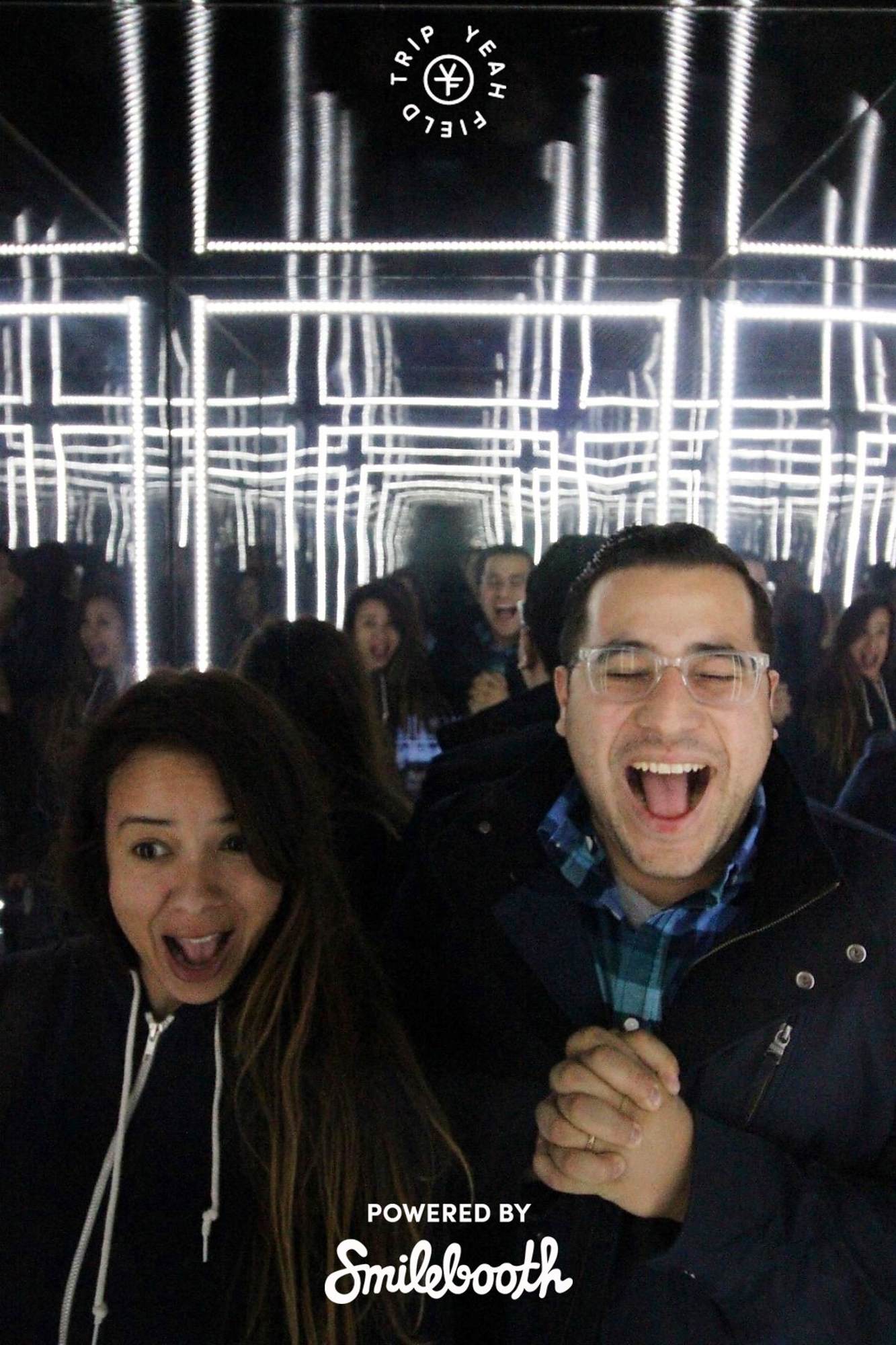 It's impossible to go to Field Trip and not make new lasting friendships. Wedding photographer Francisco Chavira and I ham it up in the Smile Booth originally created by Field Trip founder, Whitney Chamberlin.