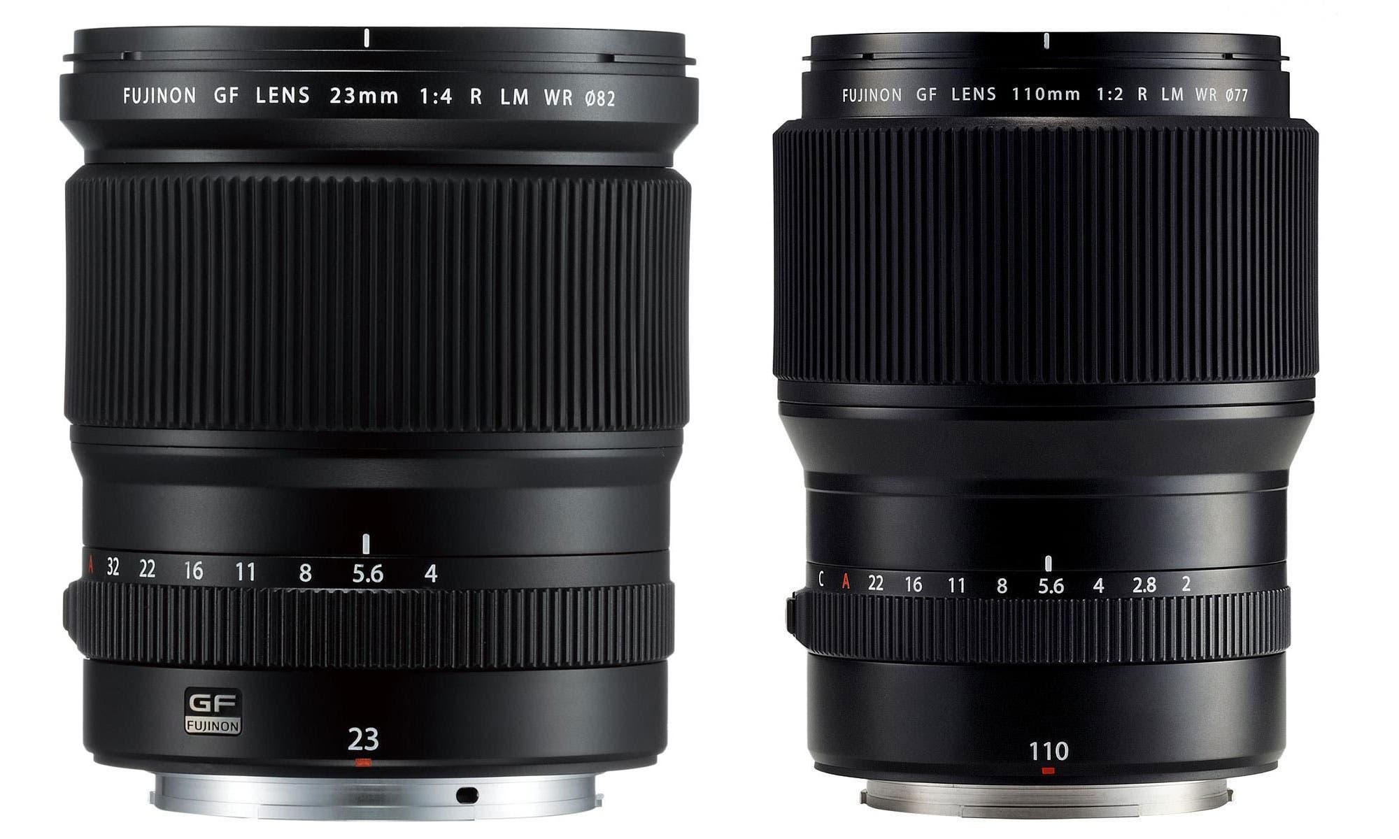 Fujinon GF23mm and GF110mm