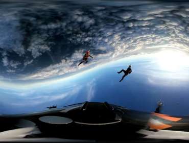 skydiving samsung gear 360