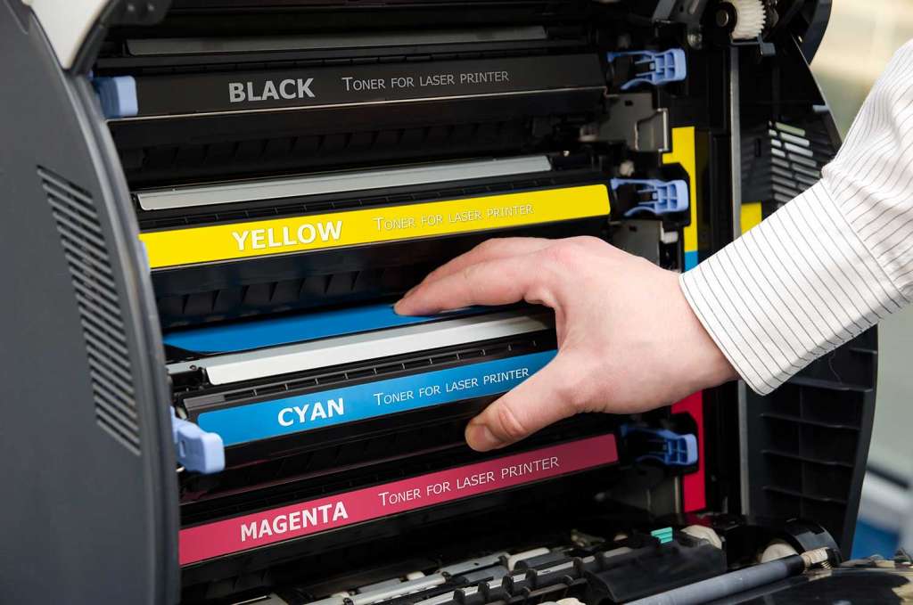 black and colored toner for laser printer