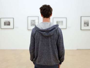 photography exhibit in art gallery
