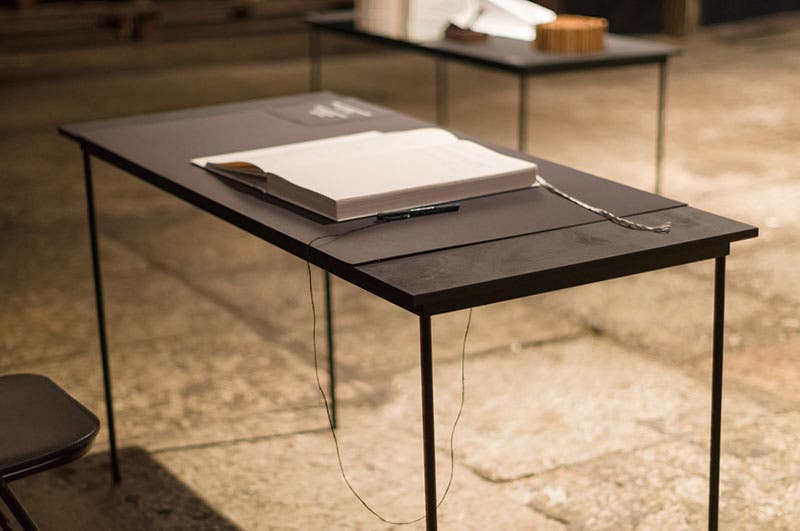 art gallery photo exhibition guestbook
