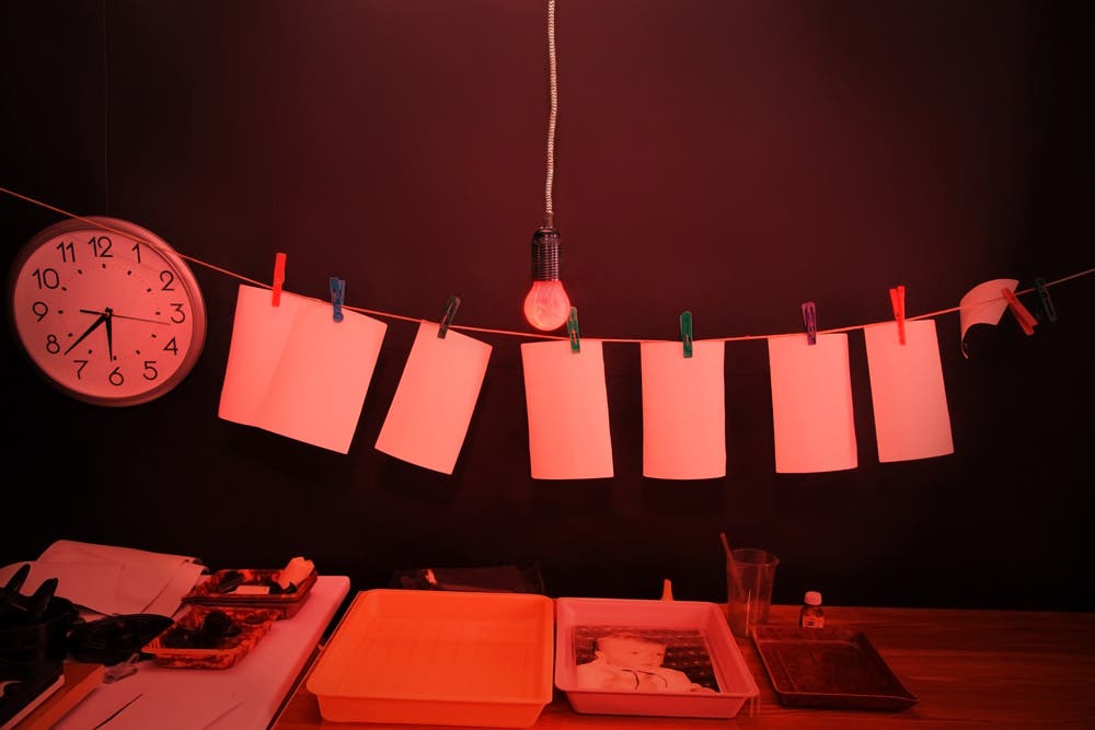 film developing dark room