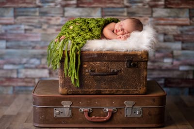 Newborn Photoshoot Treasure Theme