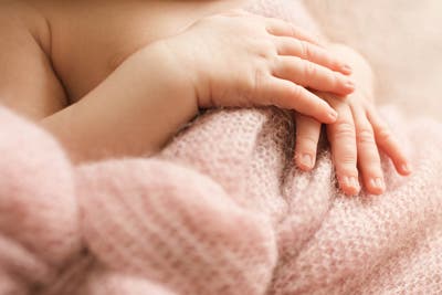 Baby Fingers Closeup
