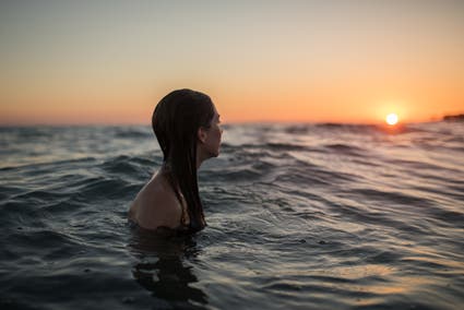 feminine watch beautiful sunset