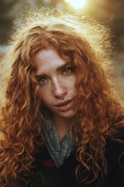 feminine in sunlight photography
