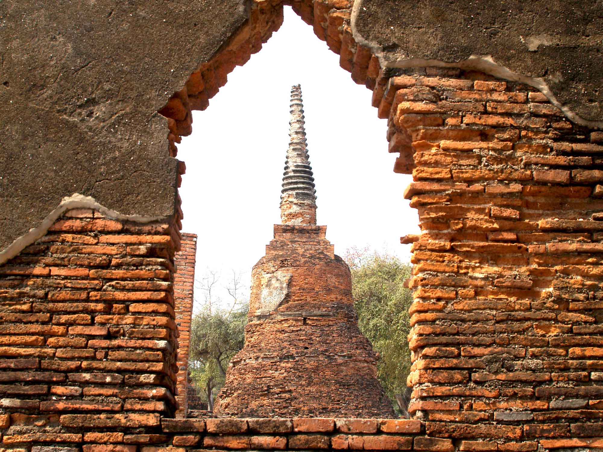 Sub-framed shot of ancient architecture