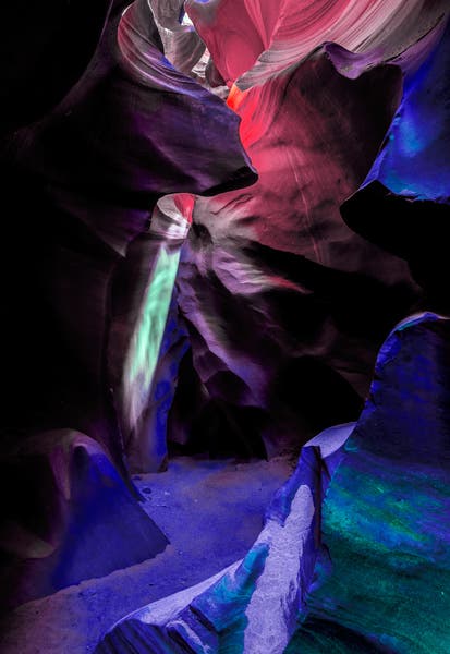 colorful slot canyons in northern arizona