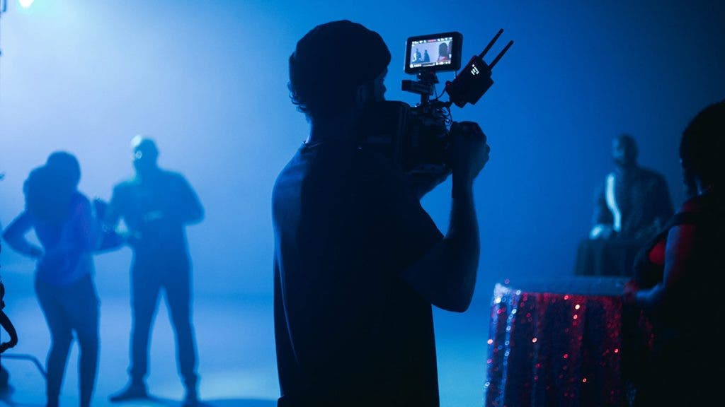 music video camera equipment used on set production