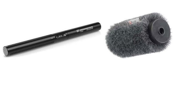 Sennheiser MKE 600 Shotgun Microphone for music video production