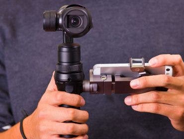 videographer using iPhone videography gear