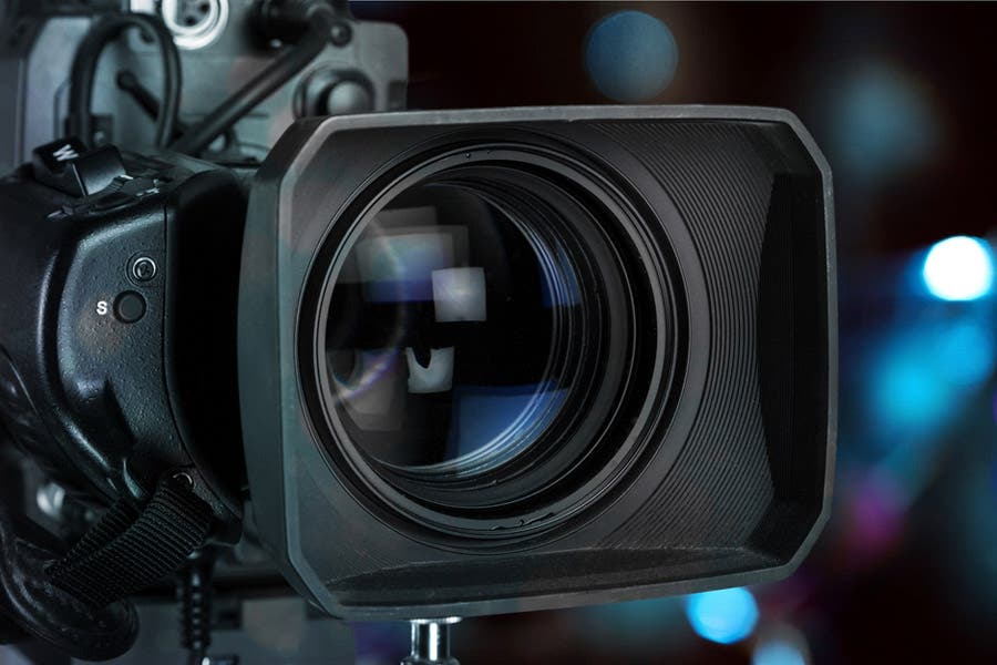 Video camera closeup