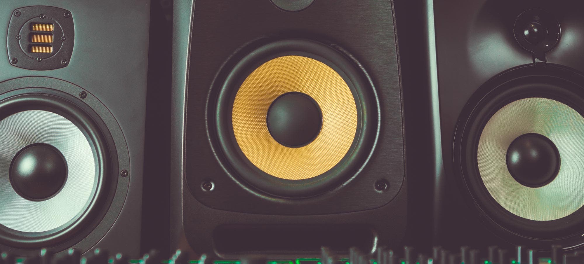 Multiple studio monitors