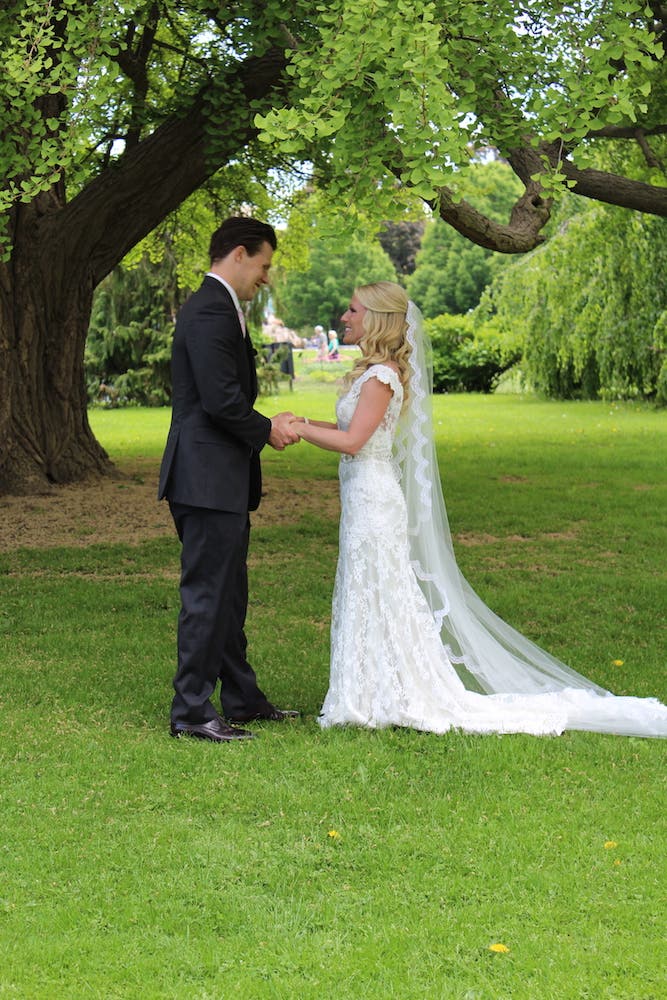 summer park bride groom frank walker photo