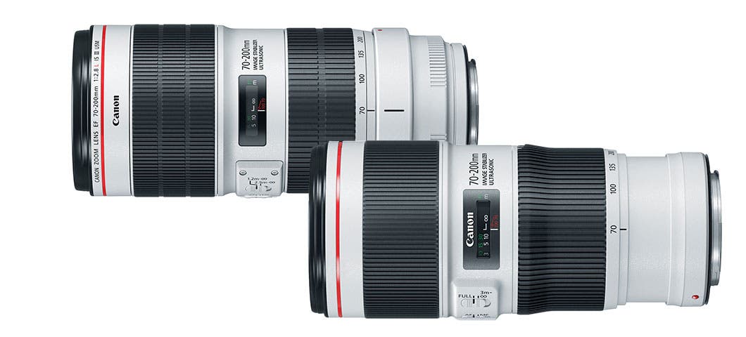 Canon EF 70-200mm f/2.8L and f/4L Lenses