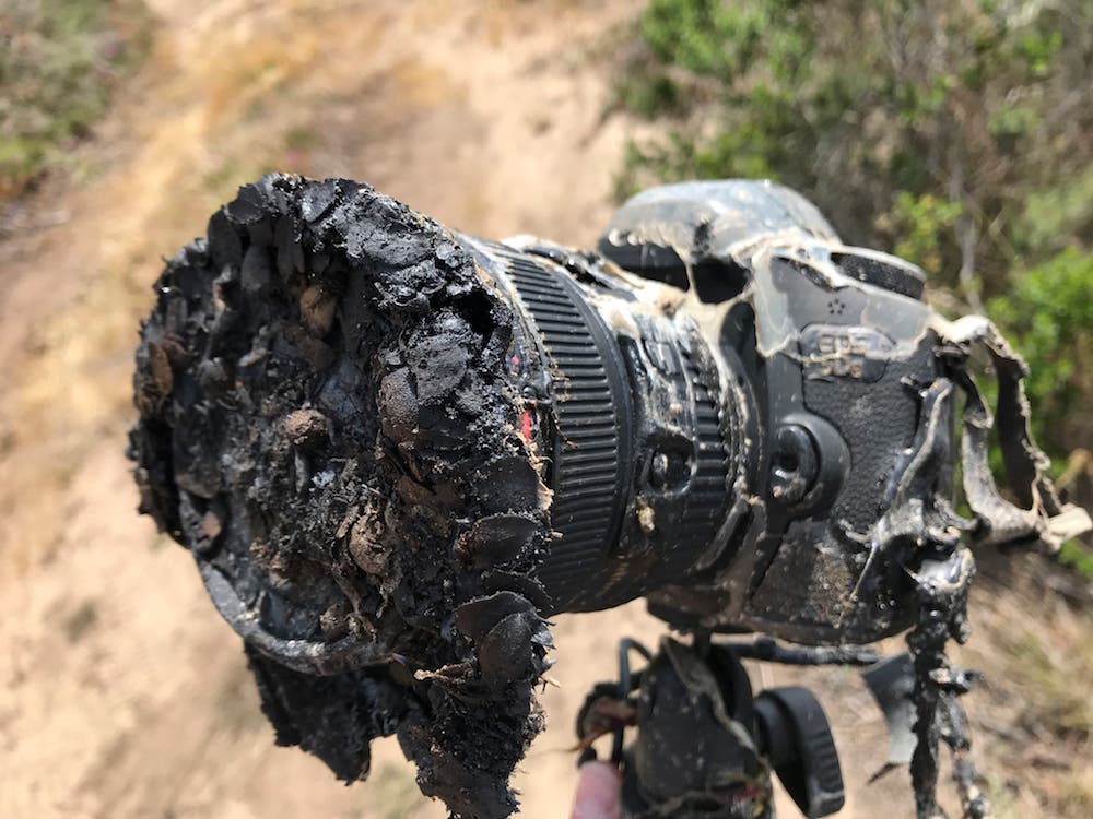 Bill Ingalls NASA melted camera