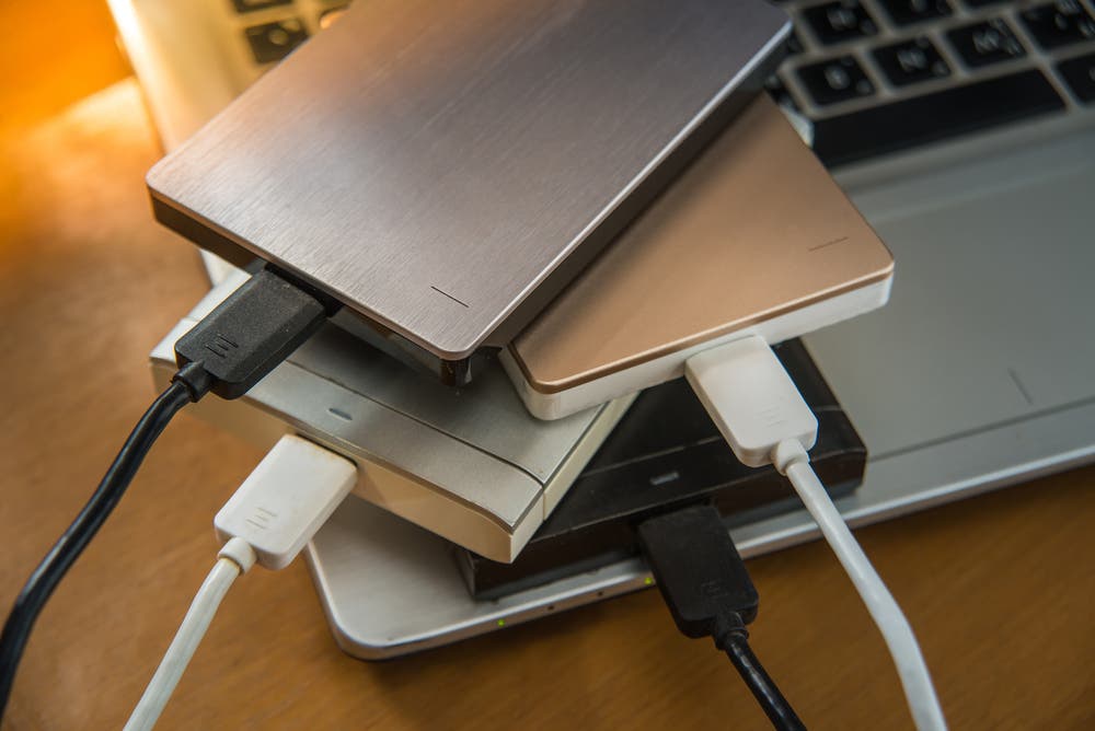 external hard drive