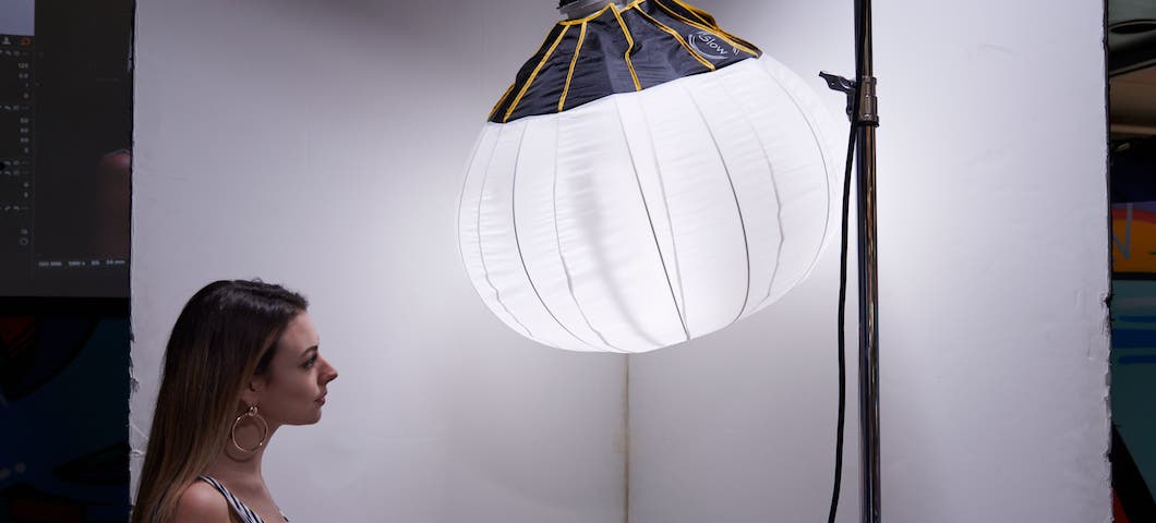 studio portrait photography seth miranda glow quick ball lantern softbox