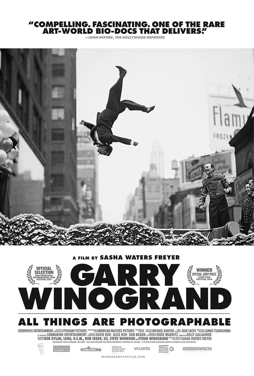 "GARRY WINOGRAND" Poster. Courtesy of Greenwich Entertainment