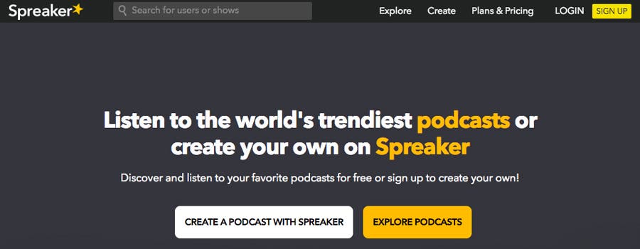 Spreaker best podcast platforms
