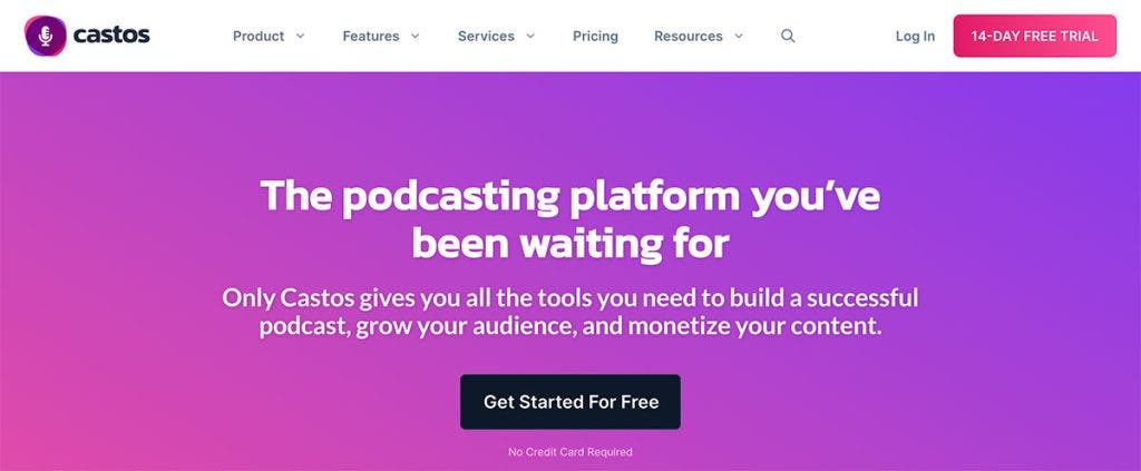 castos podcast hosting site