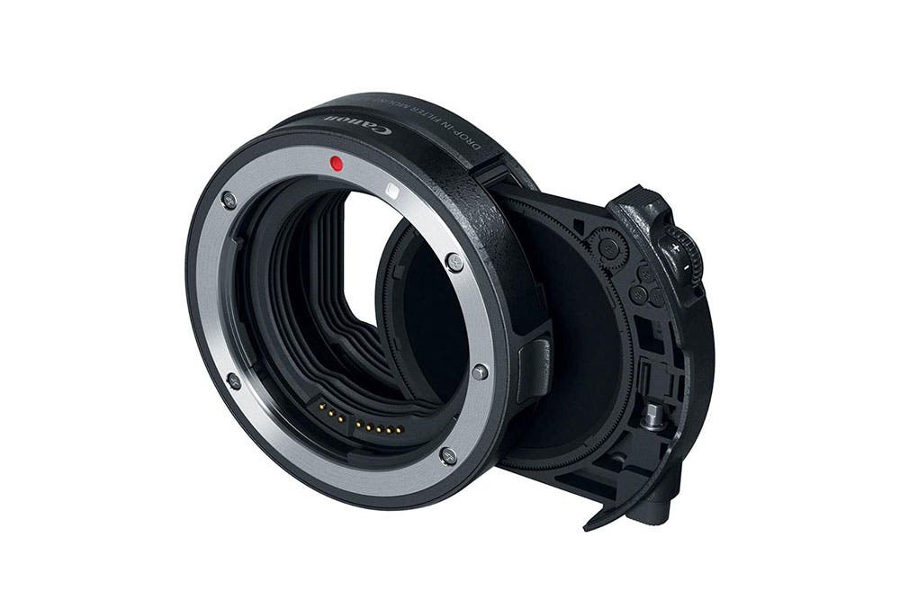 Canon EF-EOS R Drop-In Filter Lens Mount Adapter with Circular Polarizing Filter