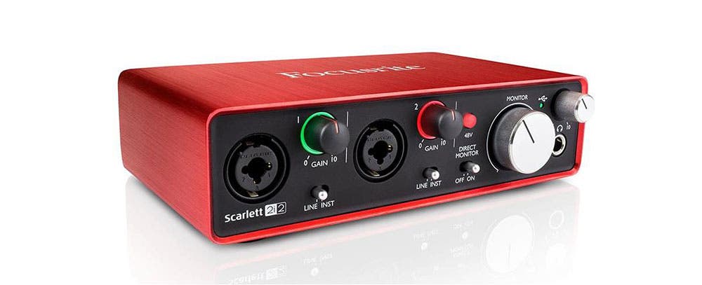 Focusrite Scarlett 2i2 2nd Gen 2 Input/2 Output USB 2.0 Audio Interface