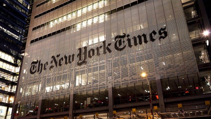 the new york times building times square