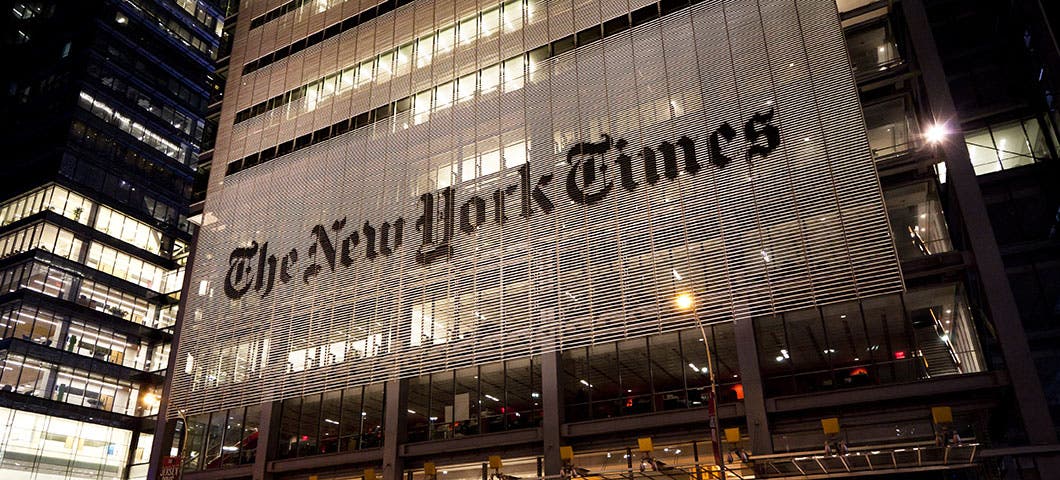 the new york times building times square