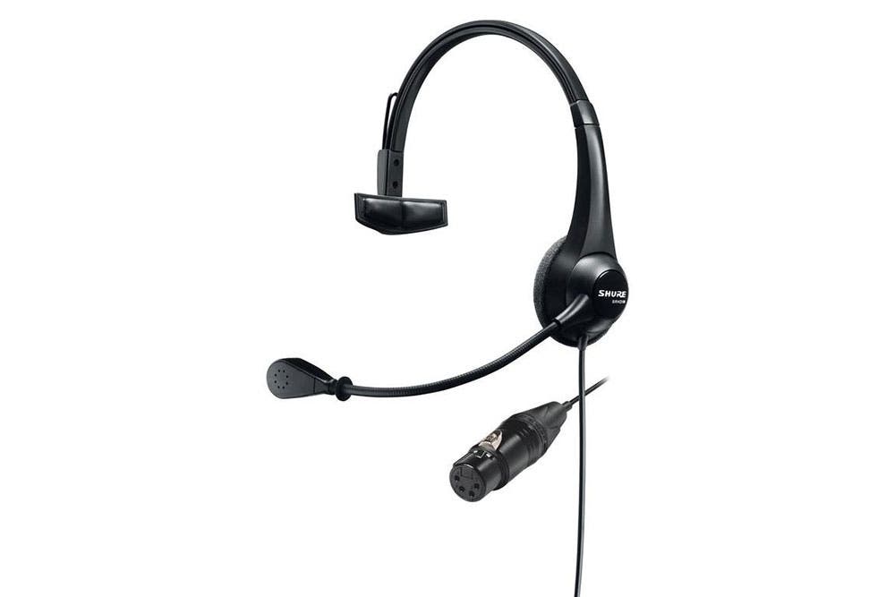 Shure BRH31M-NXLR4F Lightweight Single-Sided Broadcast Headset