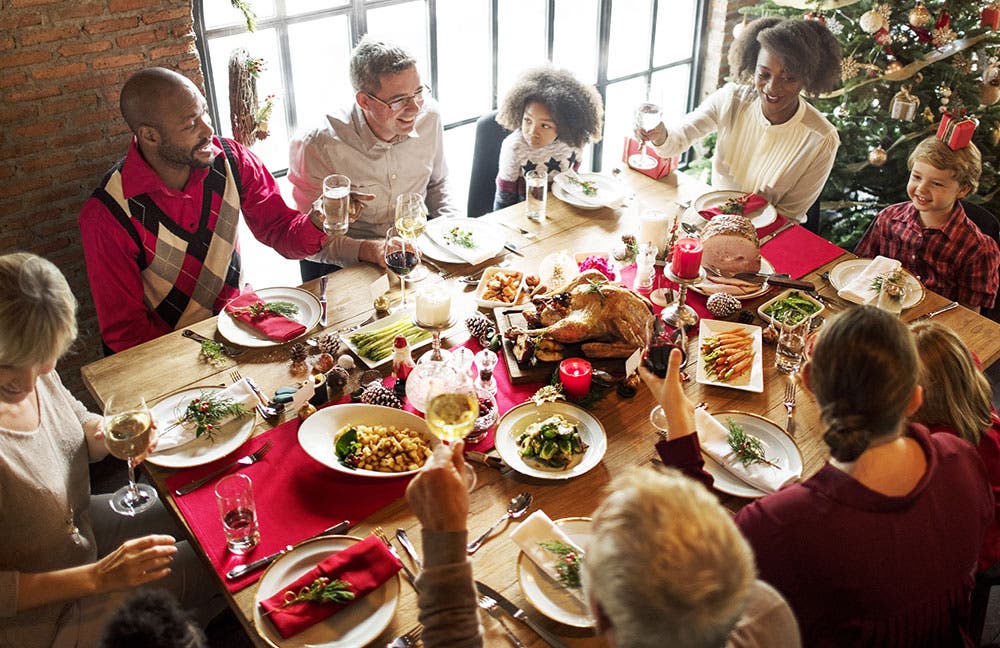 family holiday dinner
