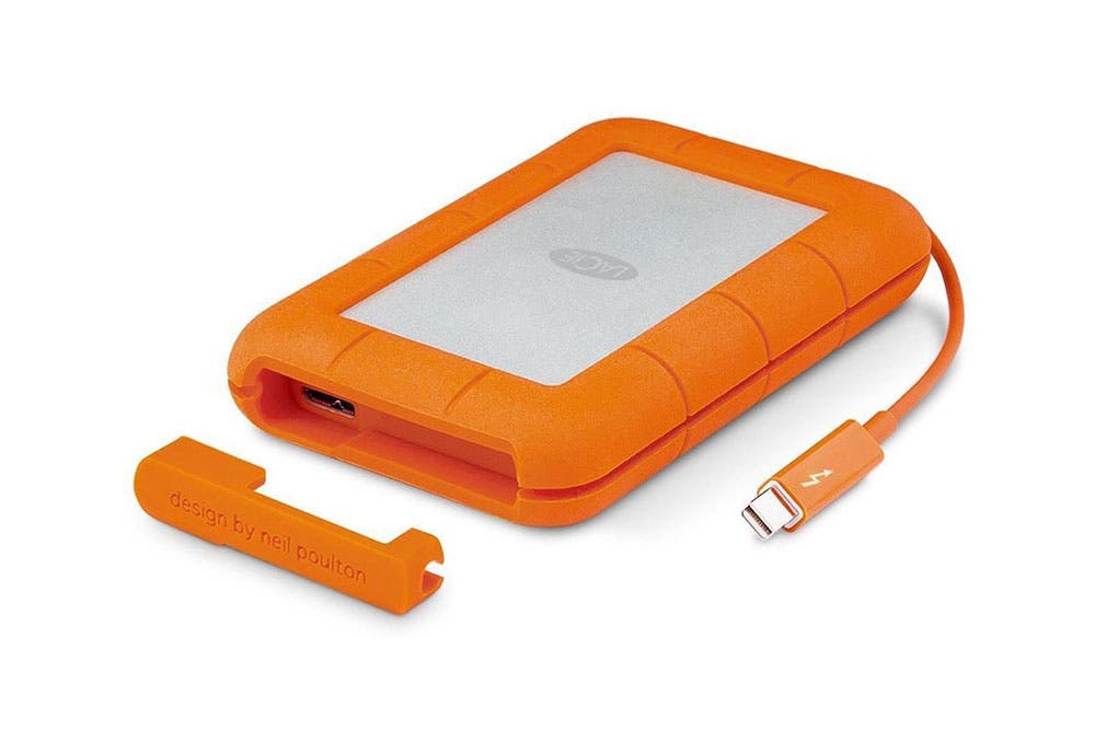LaCie 2TB Rugged Thunderbolt USB 3.0 Portable Hard Drive