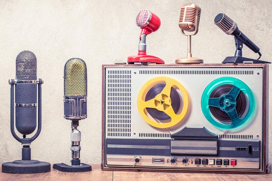 Recording Methods - vintage recording equipment with reel to reel tape recorder