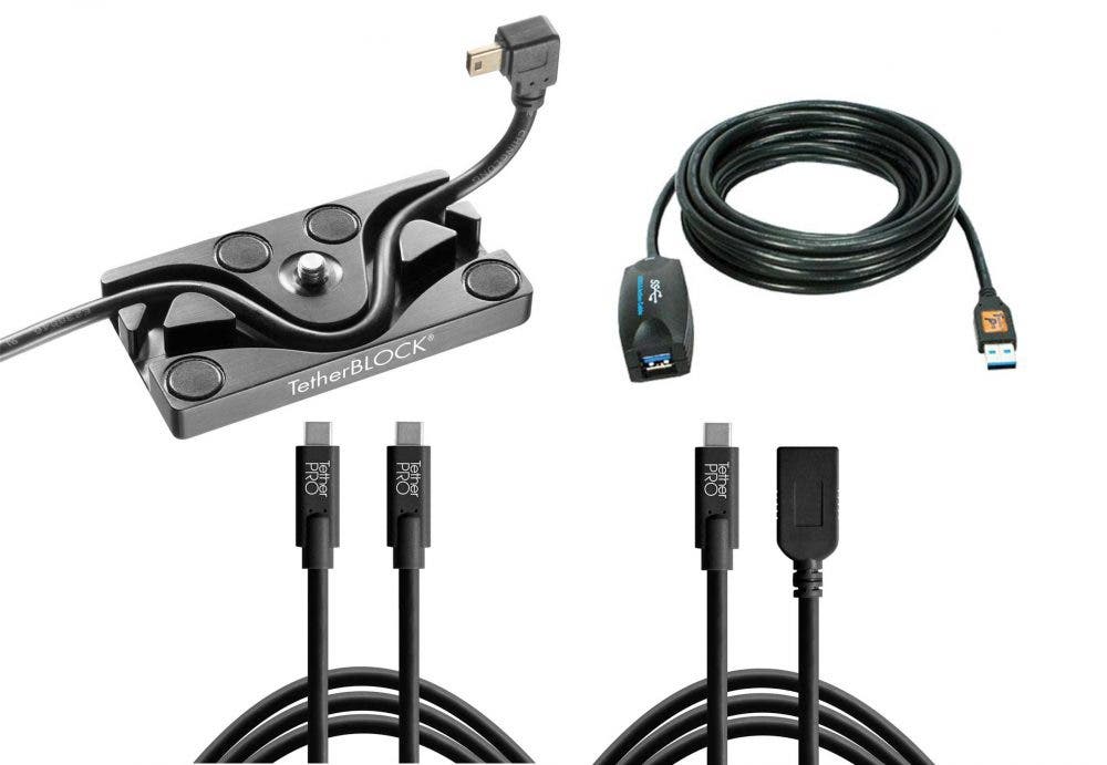 Tether Tools Mounting Plate and Extension Cables