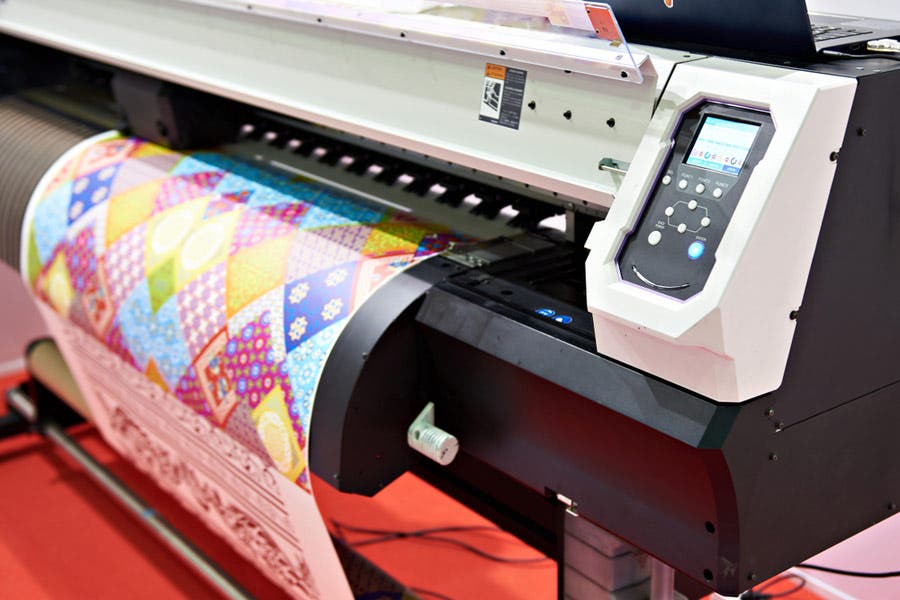 halfway through wide format printing