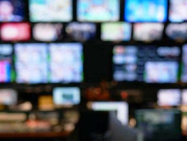 television broadcast control room